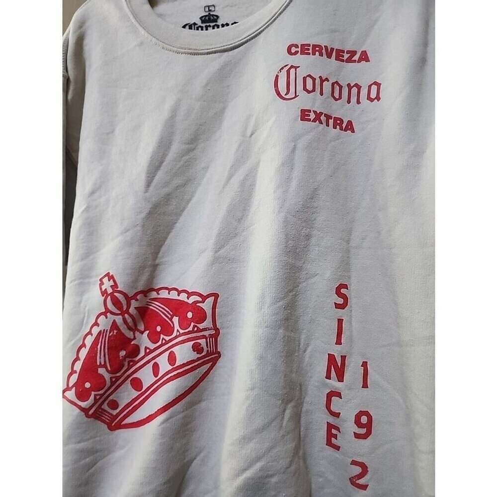 Corona Sweatshirt Cerveza Since 1925 Crewneck Sweatshirt Large D25 Excellent